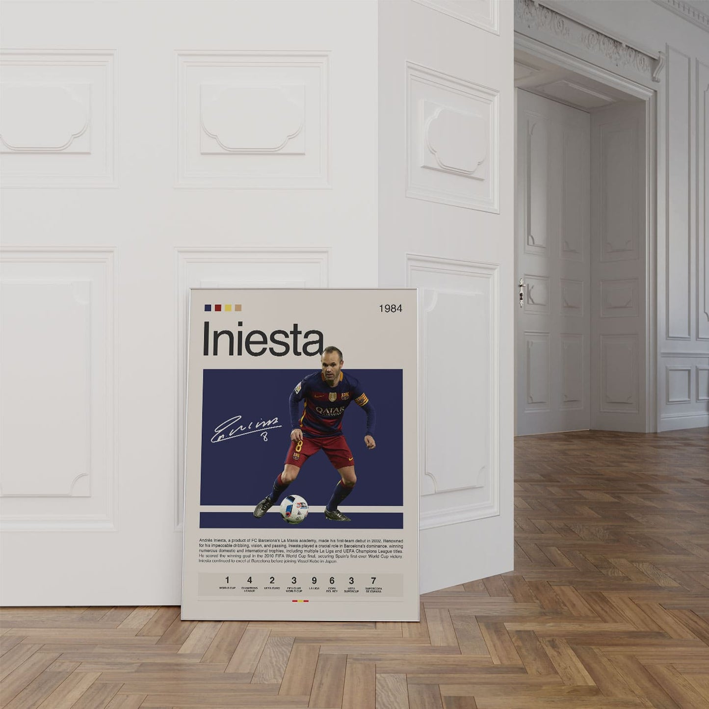 Andrés Iniesta Poster Postersport