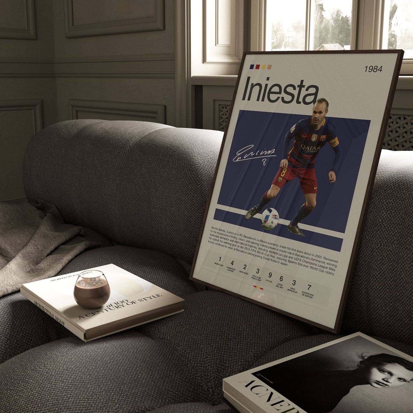 Andrés Iniesta Poster Postersport