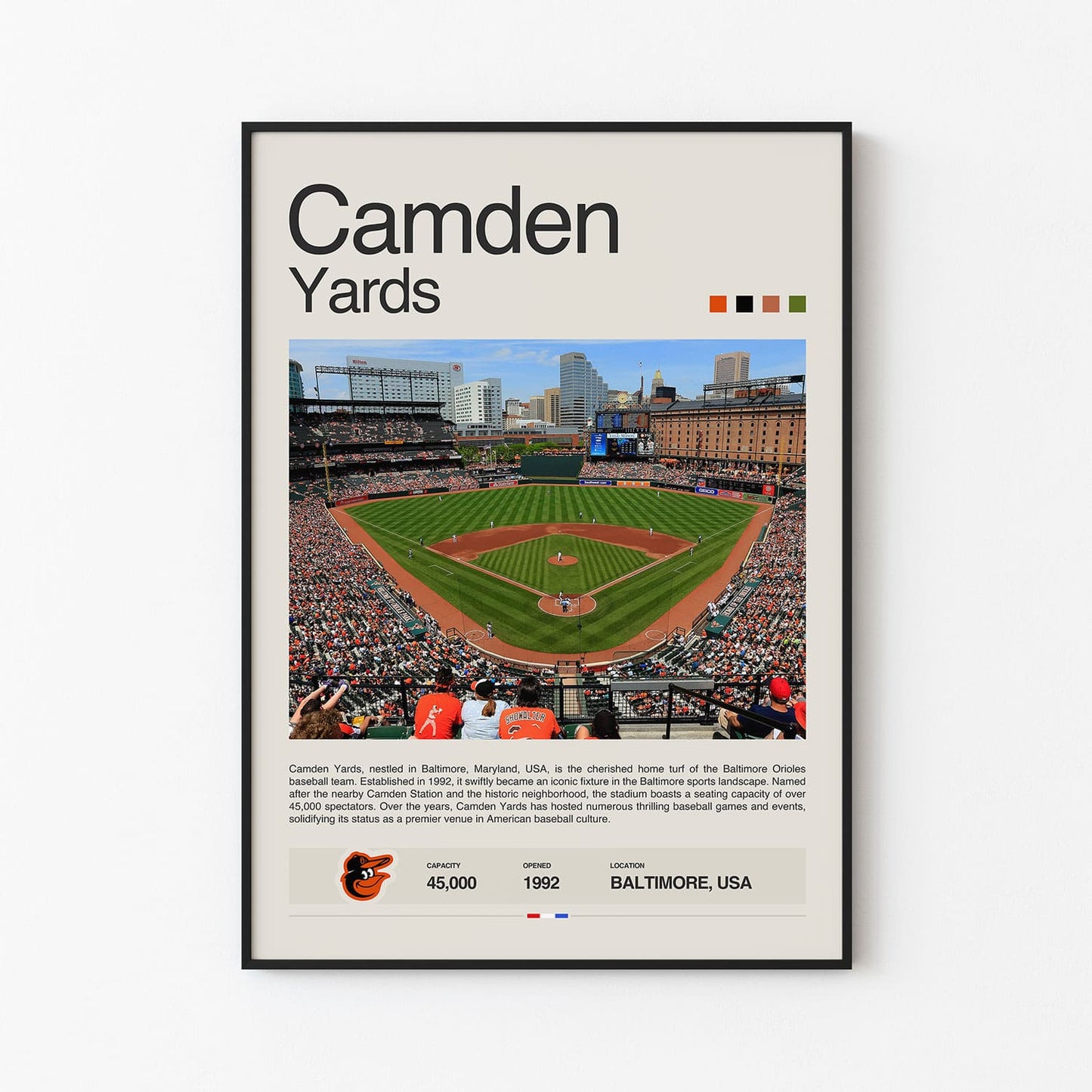 Camden Yards Poster Postersport