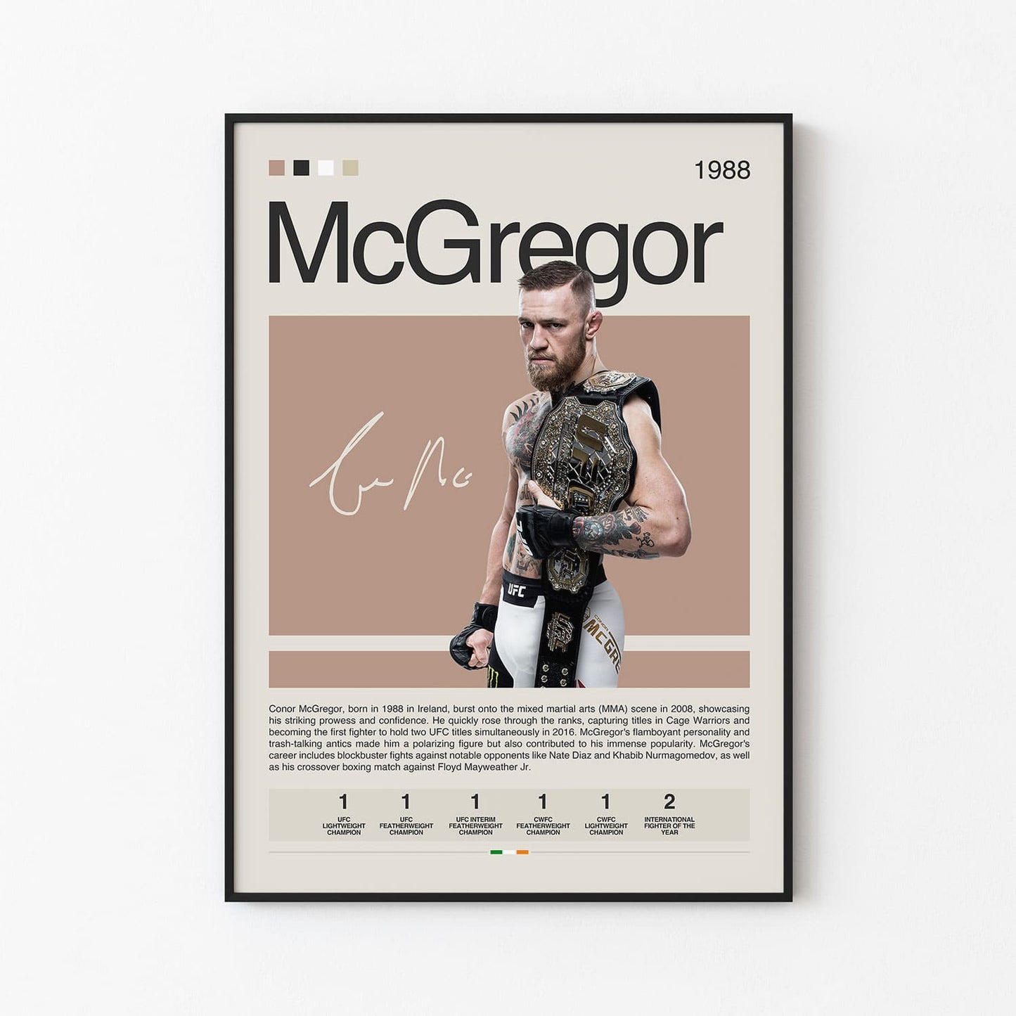 Conor McGregor Poster Postersport