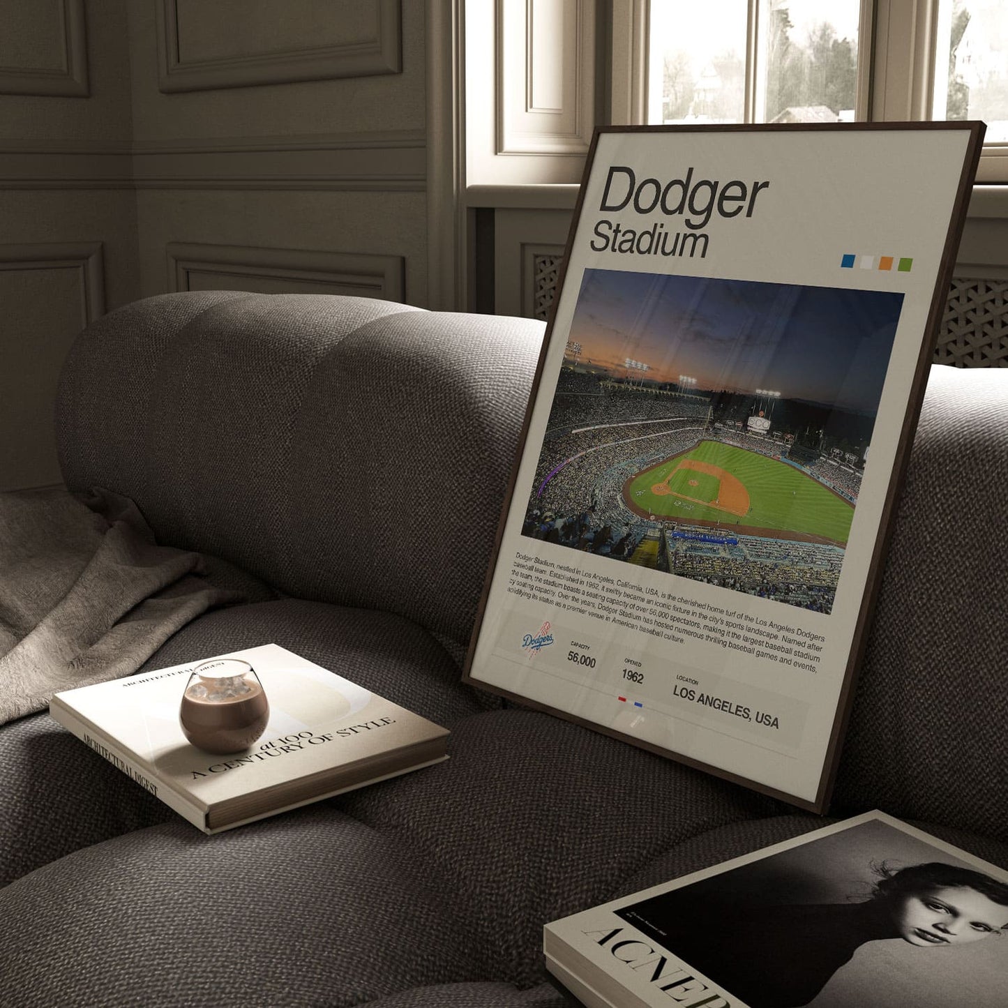 Dodger Stadium Poster Postersport