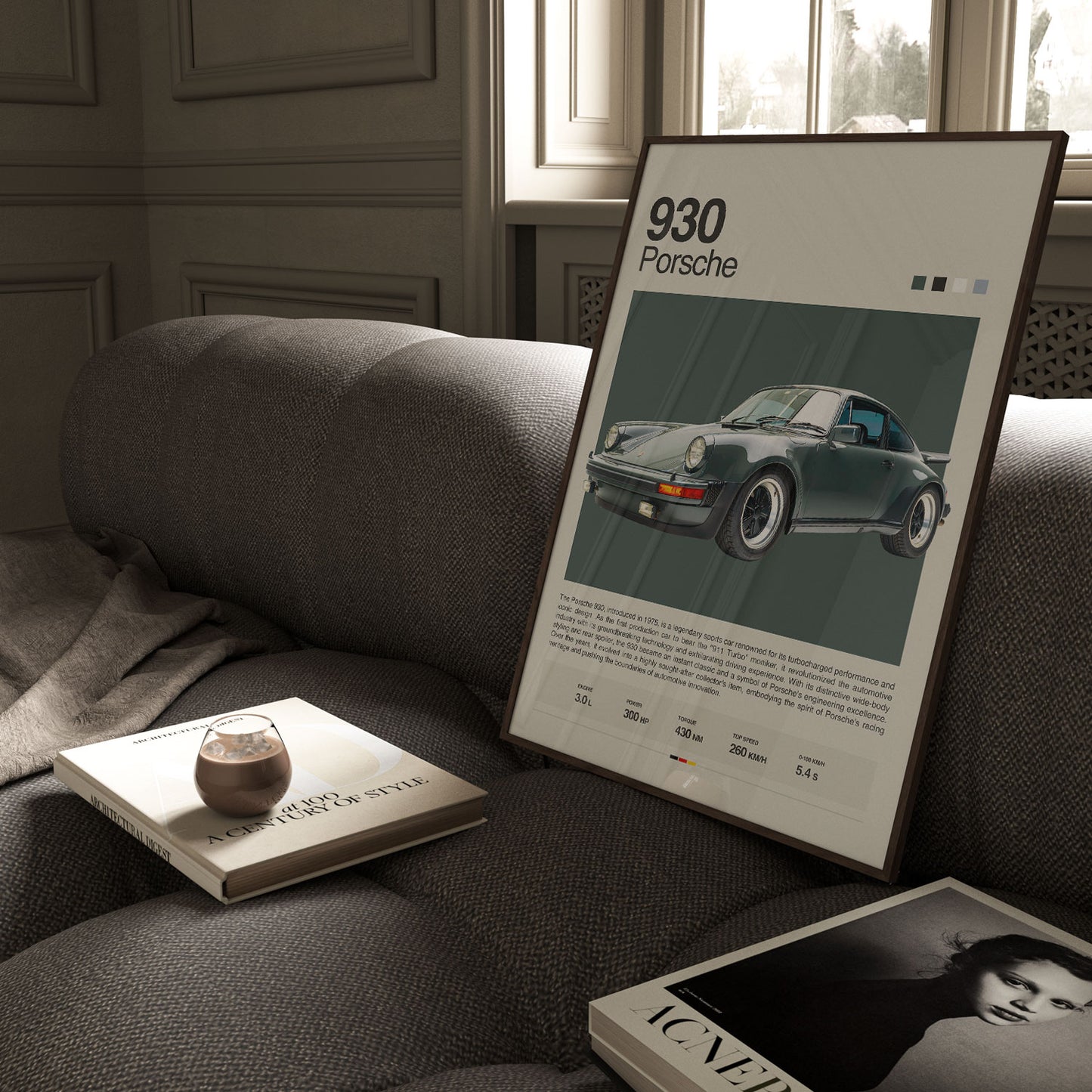 Porsche 930 Poster