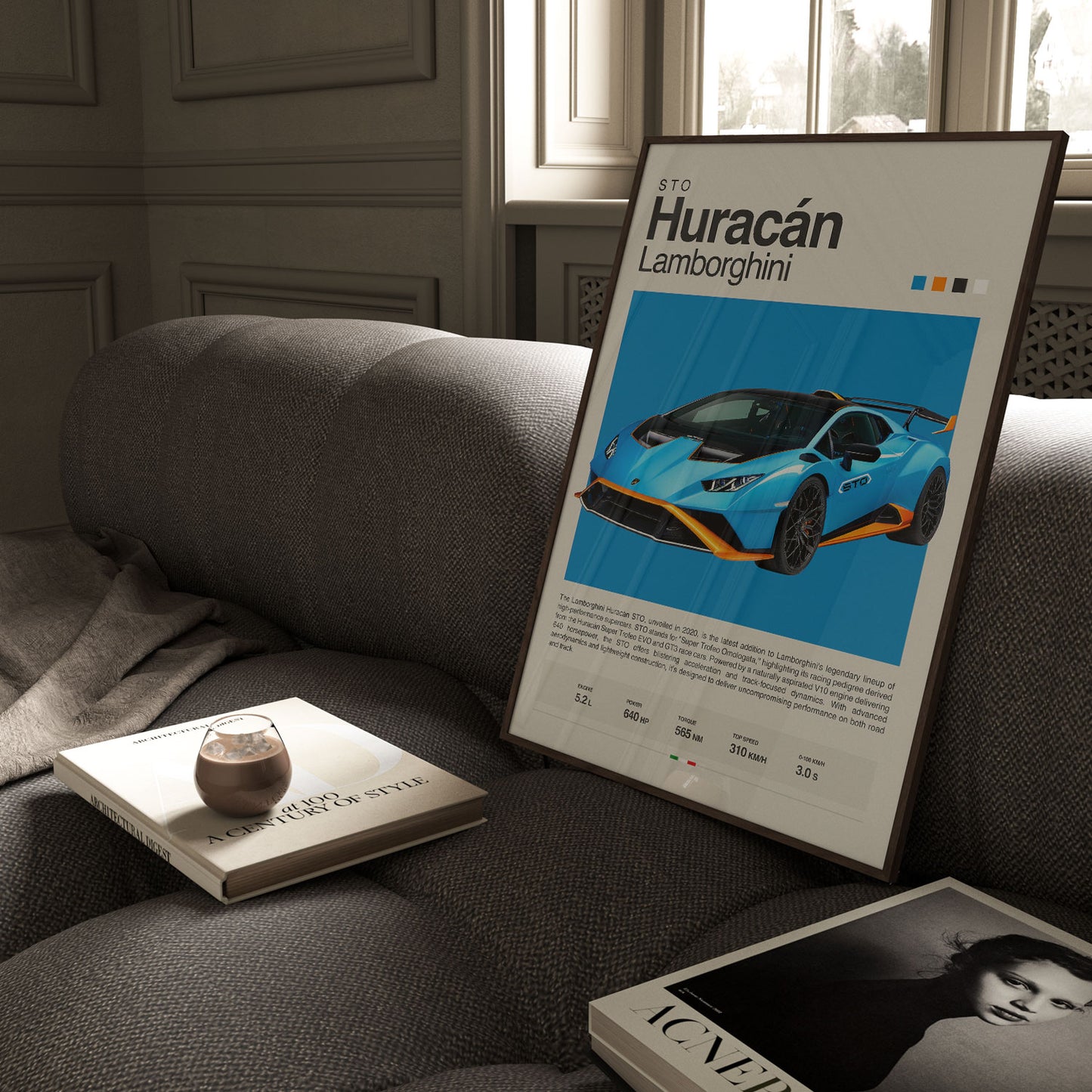 Lamborghini Huracán STO Poster