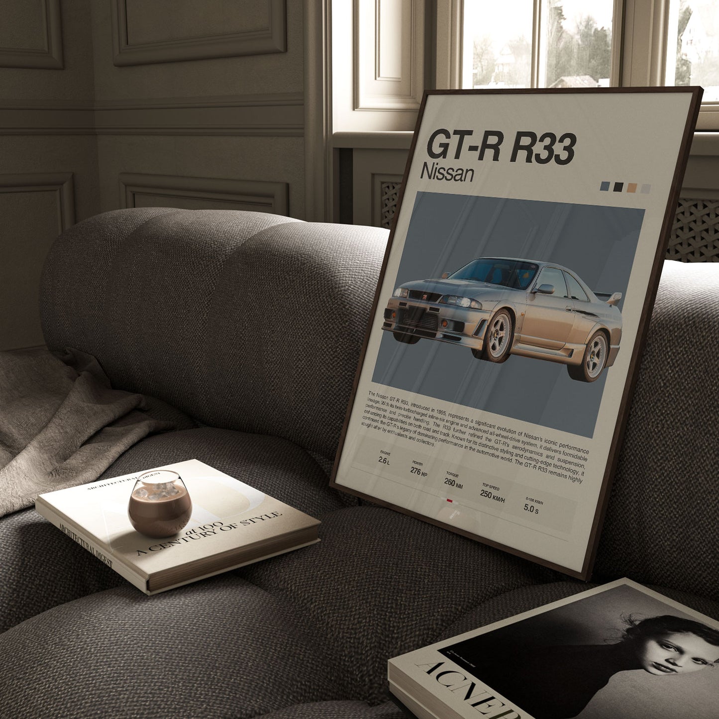 Nissan GT-R R33 Poster