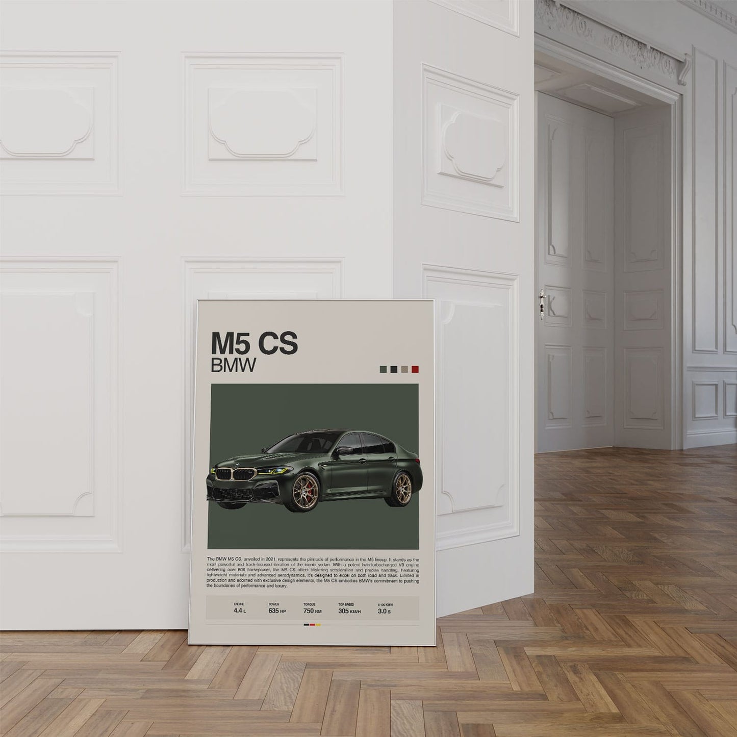BMW M5 CS Poster
