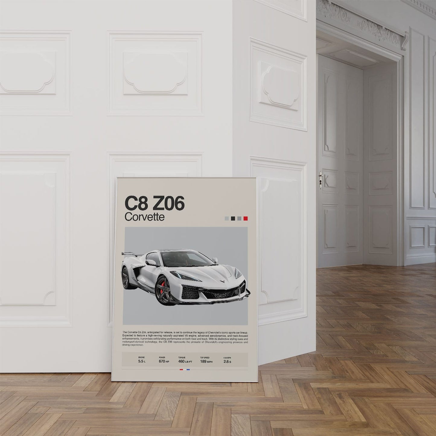 Corvette C8 Z06 Poster