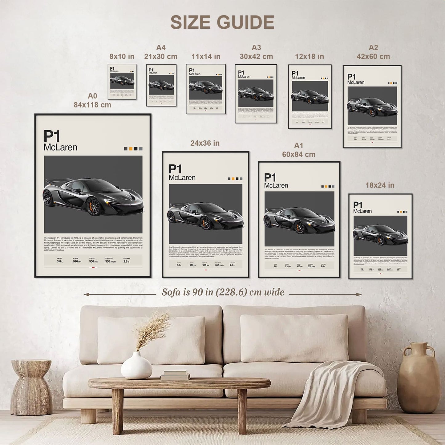 McLaren P1 Poster