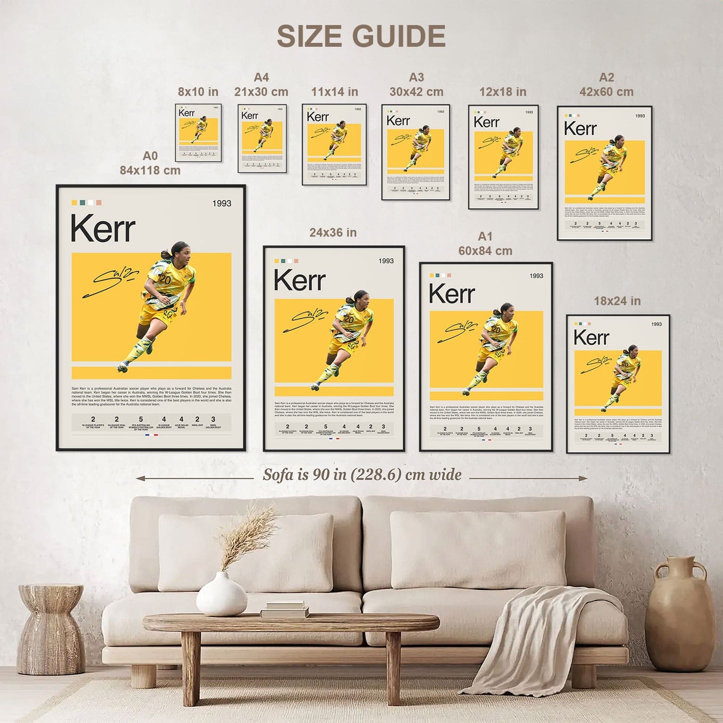 Sam Kerr Poster Postersport