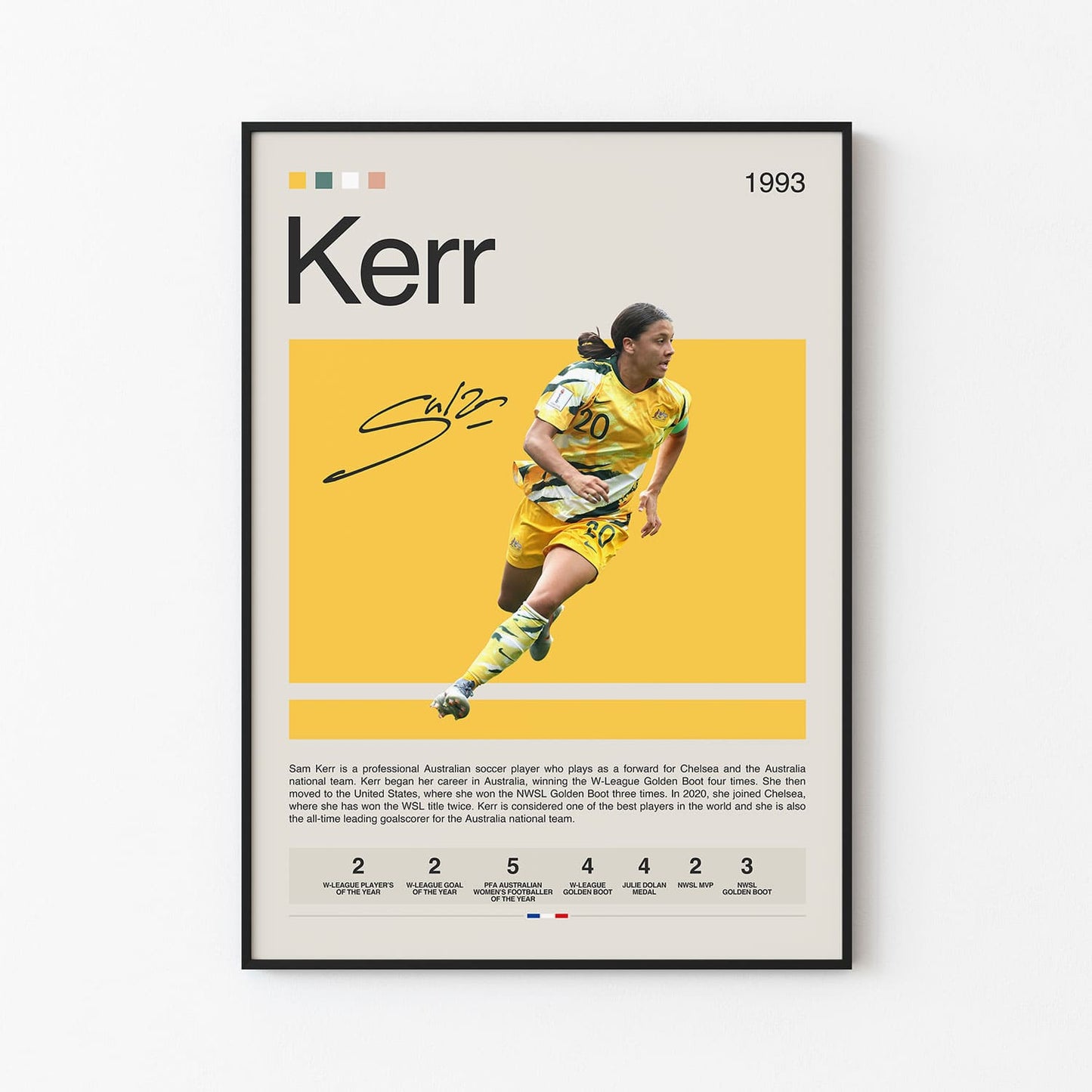 Sam Kerr Poster Postersport