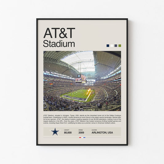 AT&T Stadium Poster Postersport