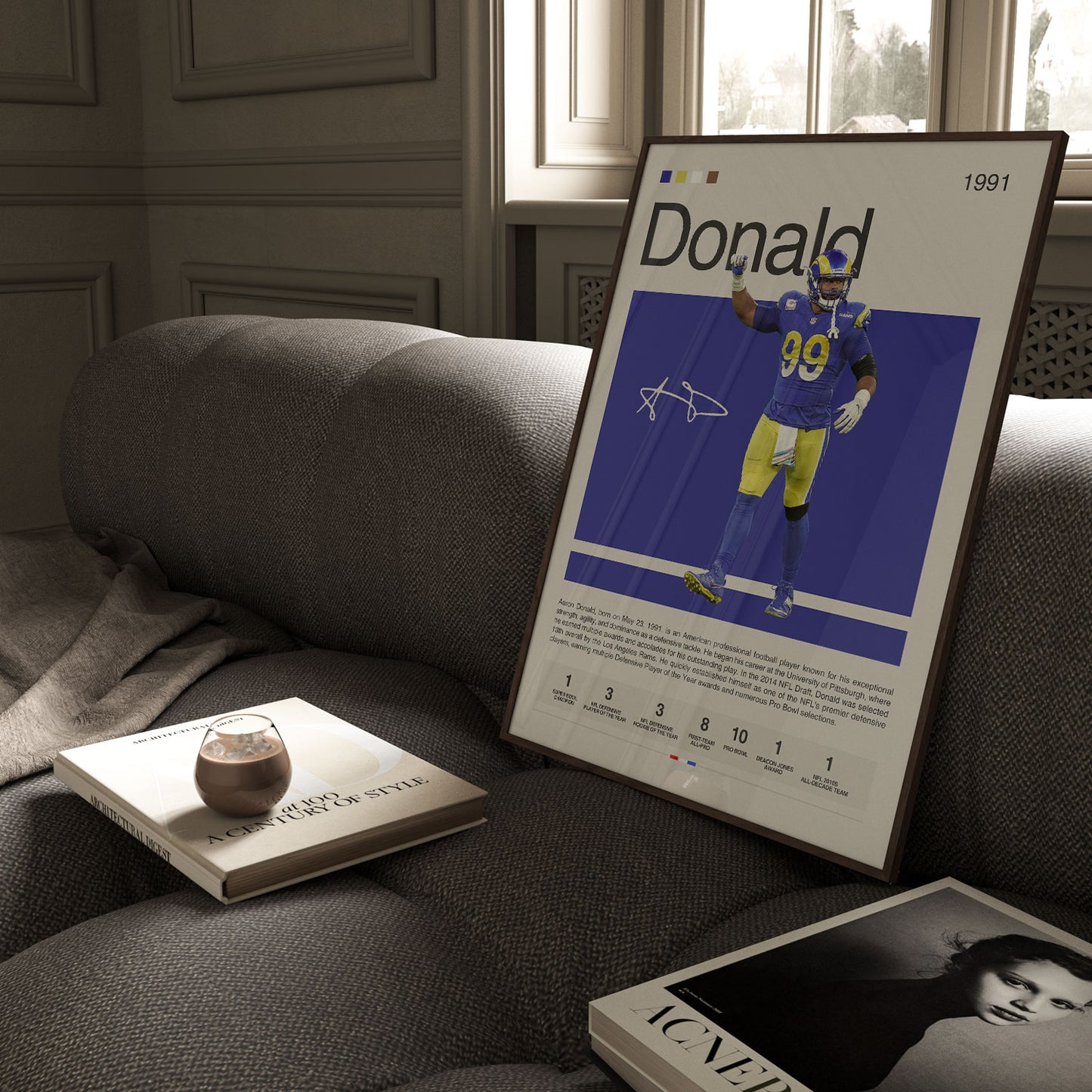 Aaron Donald Poster Postersport