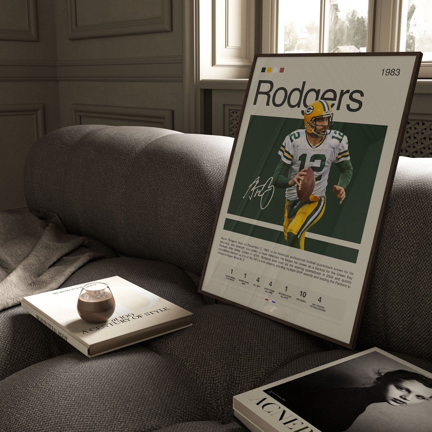 Aaron Rodgers Poster Postersport