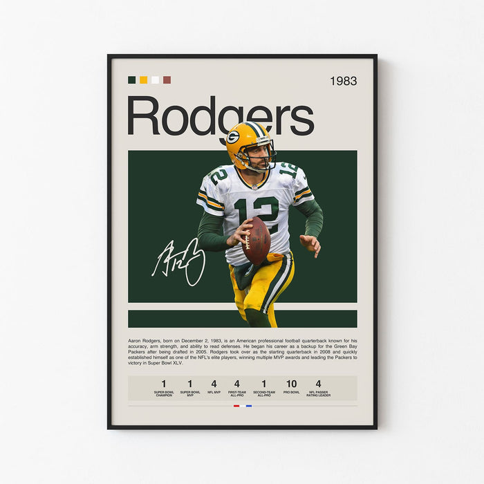 Aaron Rodgers Poster