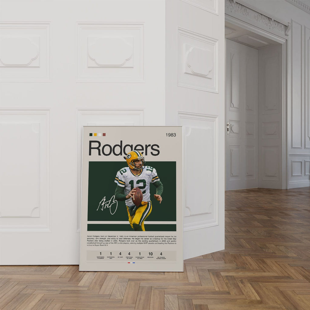 Aaron Rodgers Poster Postersport
