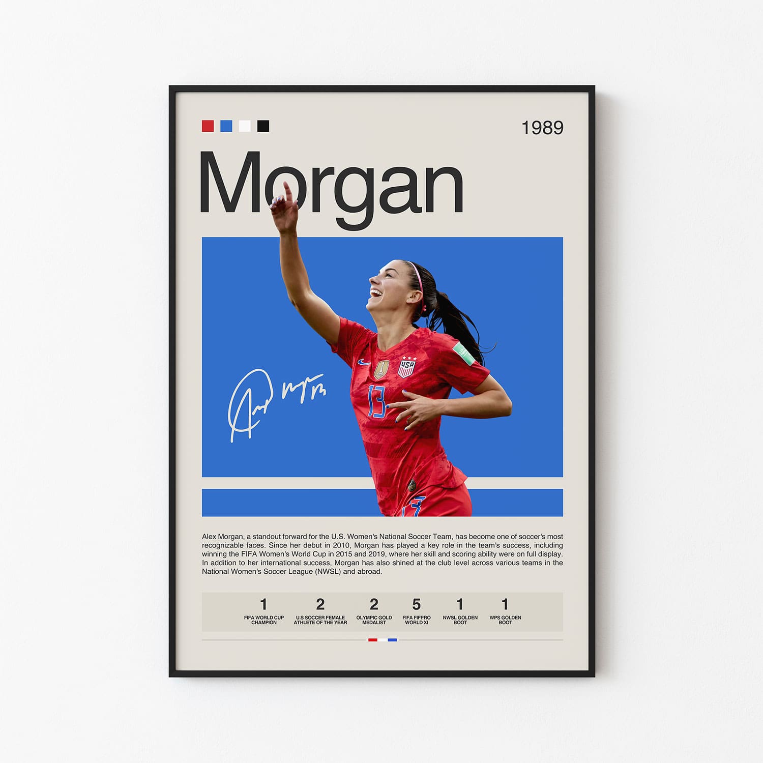 Alex Morgan Poster Postersport