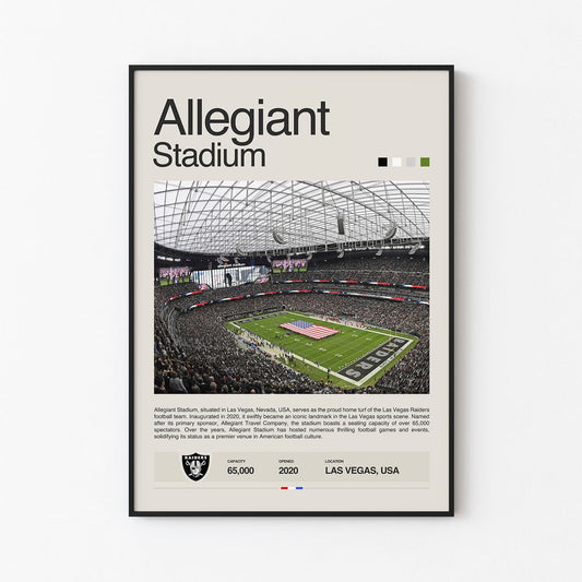 Allegiant Stadium Poster Postersport
