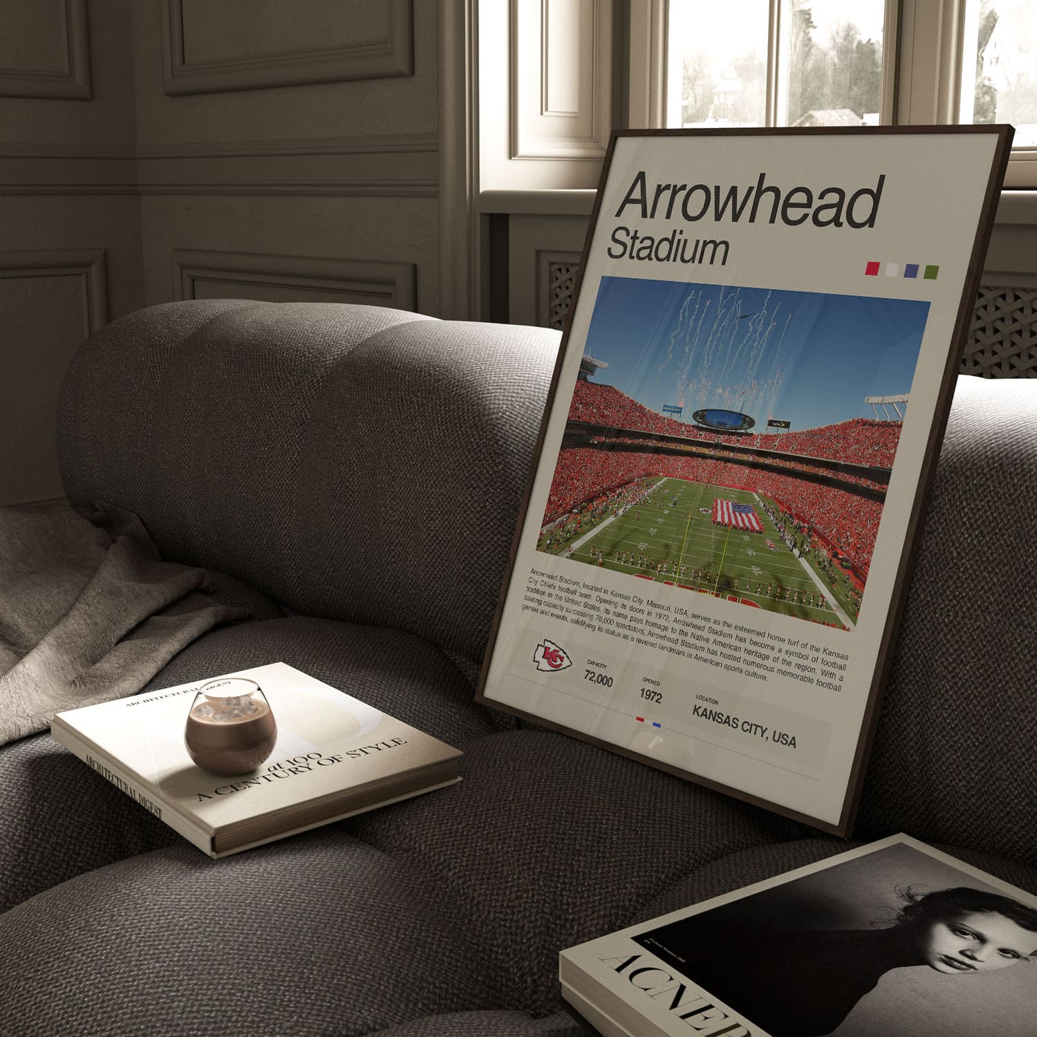 Arrowhead Stadium Poster Postersport