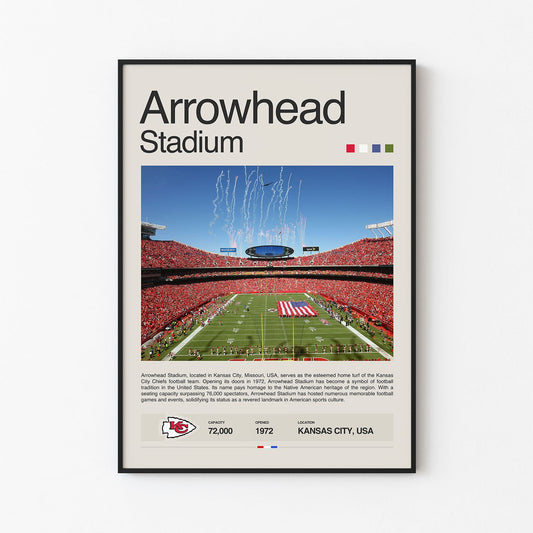 Arrowhead Stadium Poster Postersport
