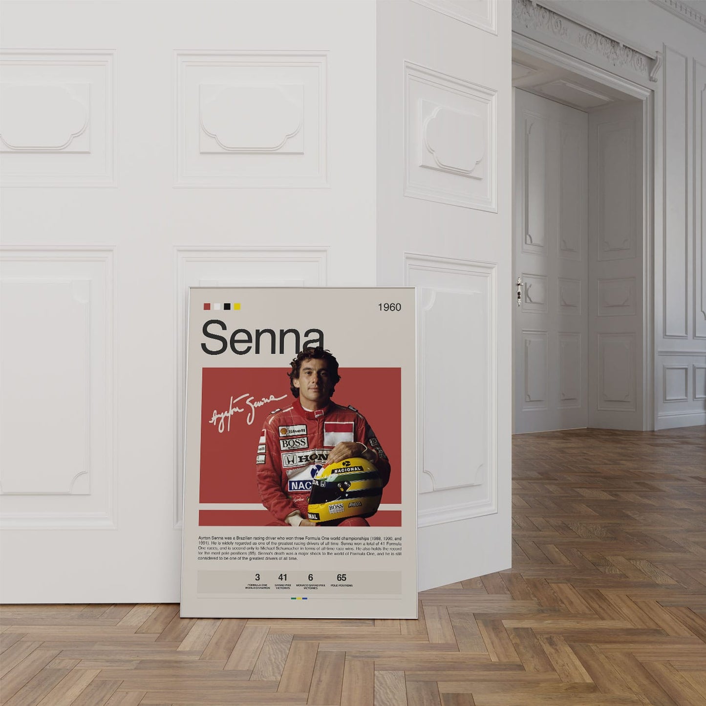 Ayrton Senna Poster Postersport