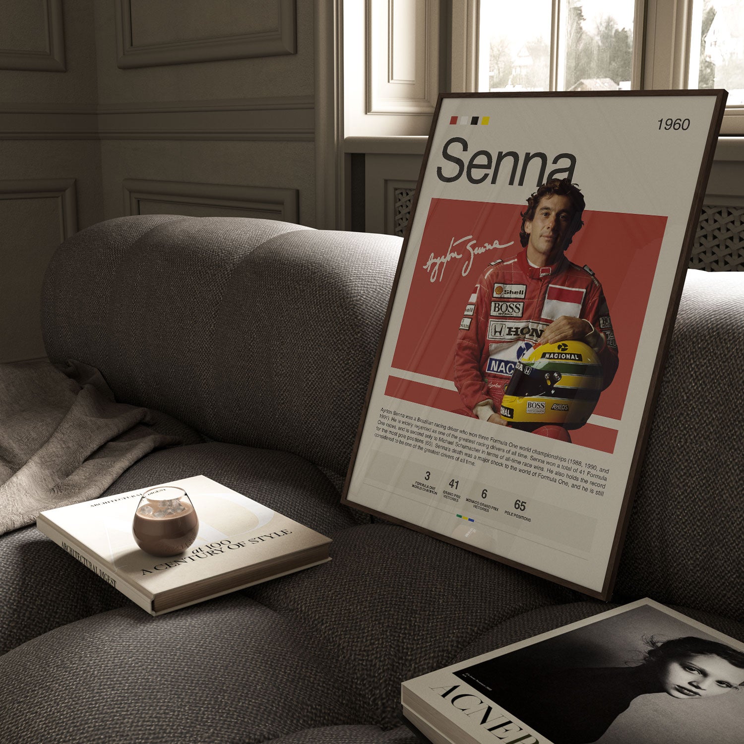 Ayrton Senna Poster Postersport