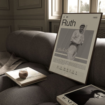 Babe Ruth Poster Postersport