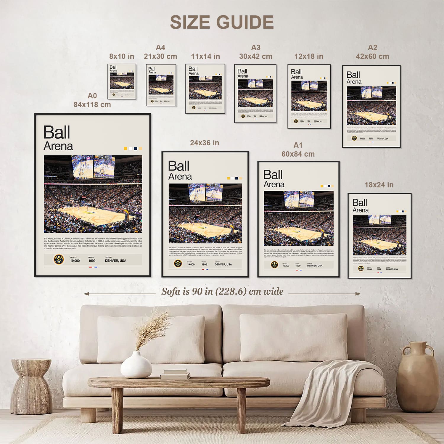 Ball Arena Poster Postersport