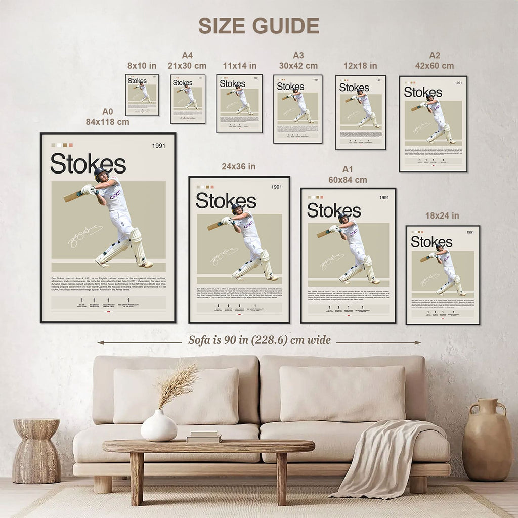 Ben Stokes Poster Postersport