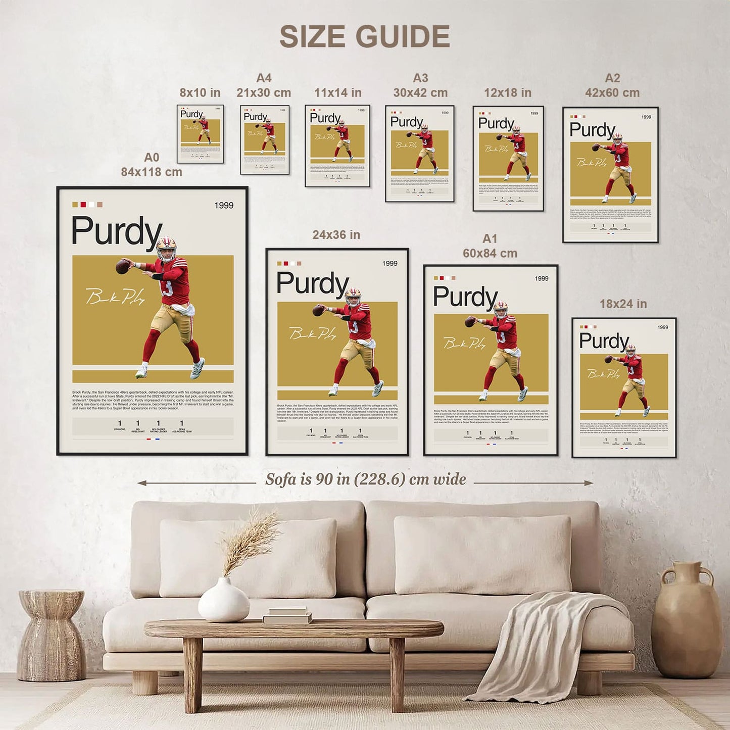 Brock Purdy Poster Postersport