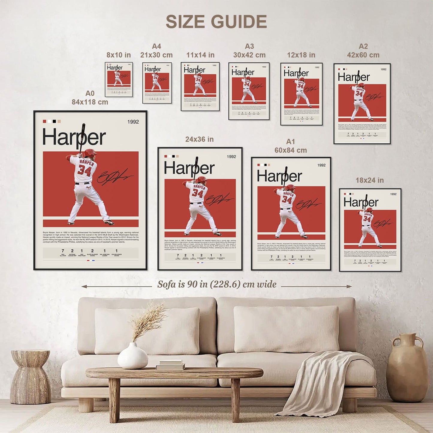 Bryce Harper Poster Postersport