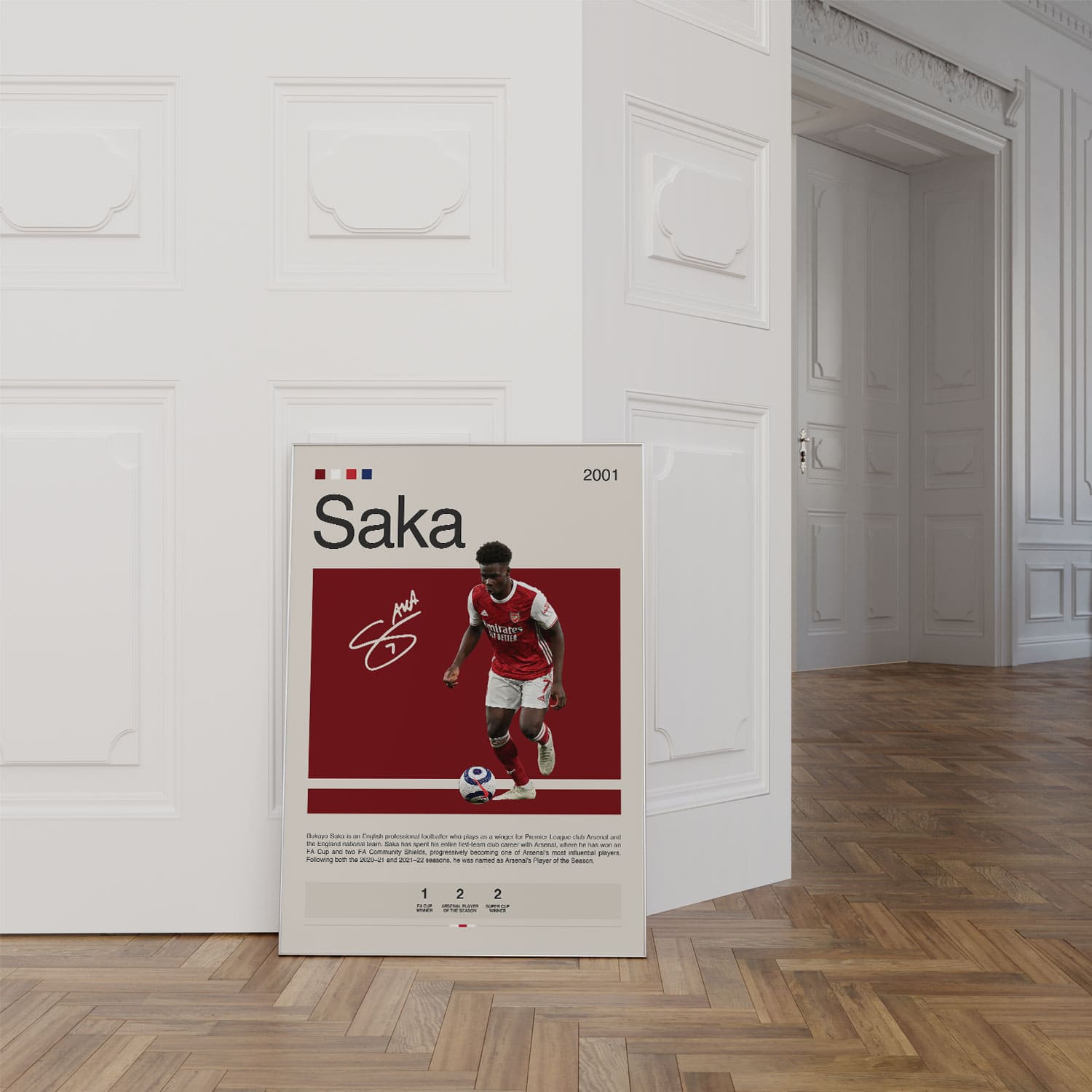 Bukayo Saka Poster Postersport