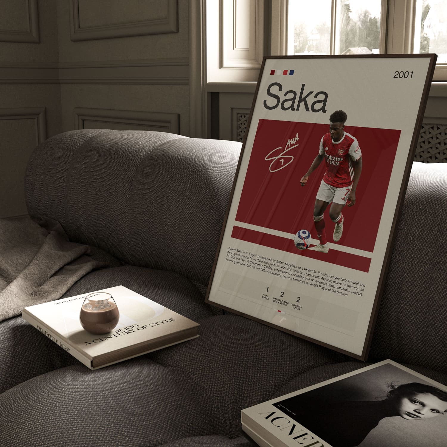 Bukayo Saka Poster Postersport