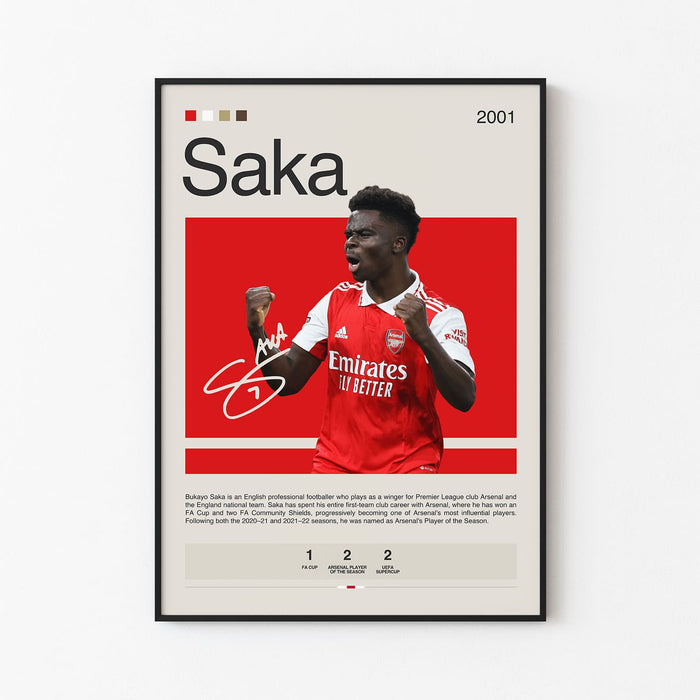 Bukayo Saka Poster
