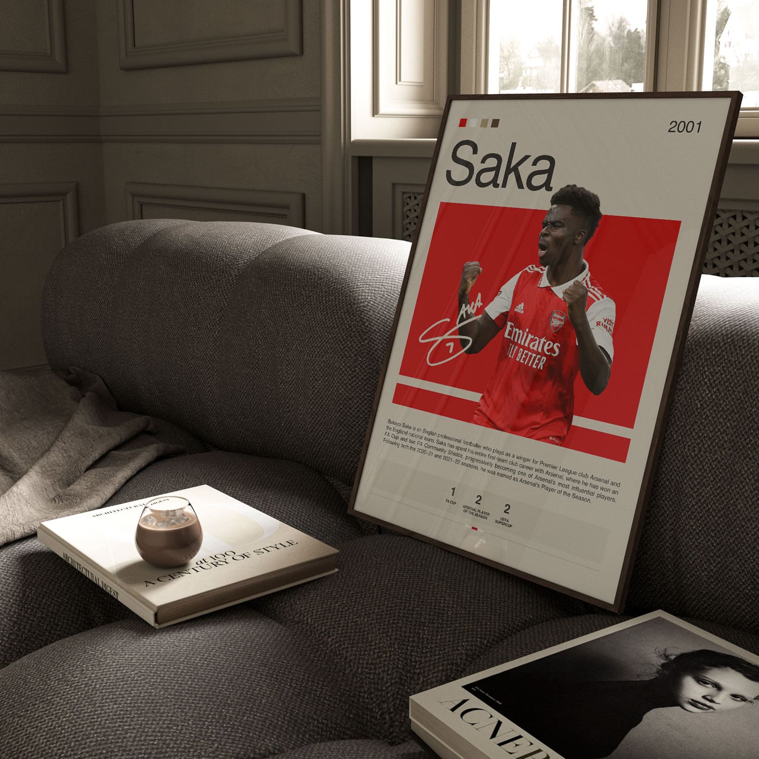 Bukayo Saka Poster Postersport