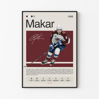 Cale Makar Poster Postersport