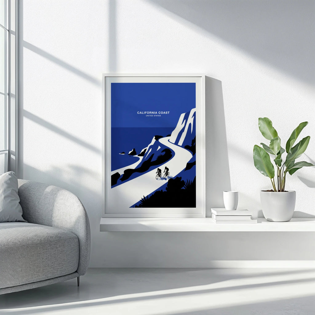 Affiche California coast