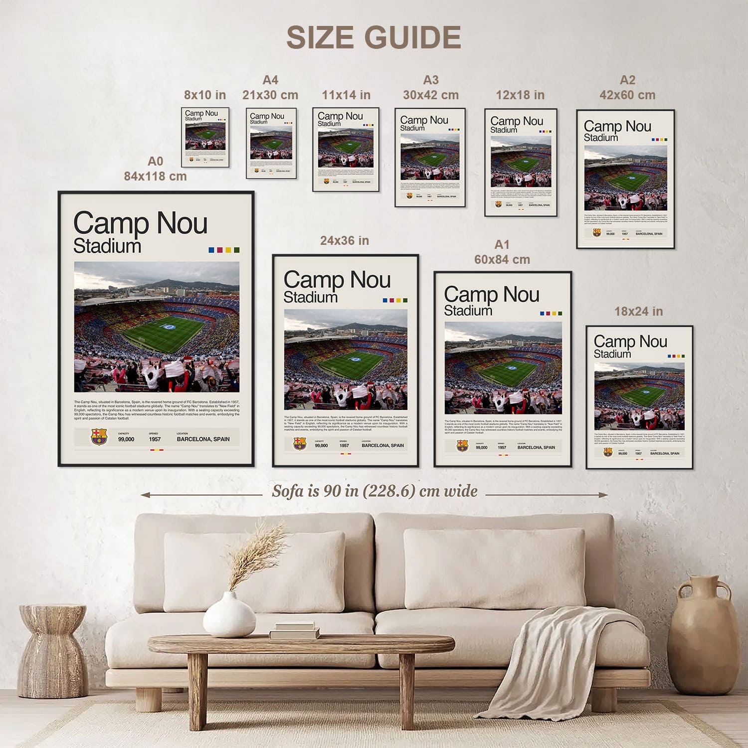 Camp Nou Poster Postersport