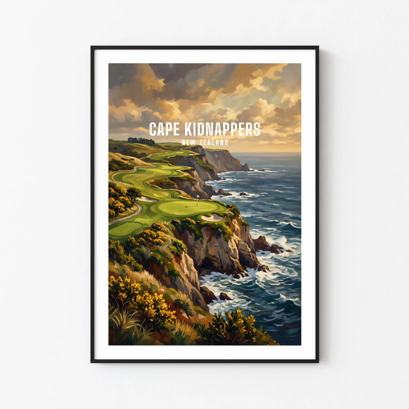 Cape Kidnappers - Cliffside Golf Poster