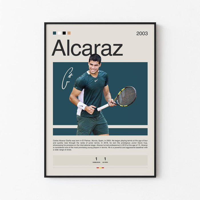 Carlos Alcaraz Poster