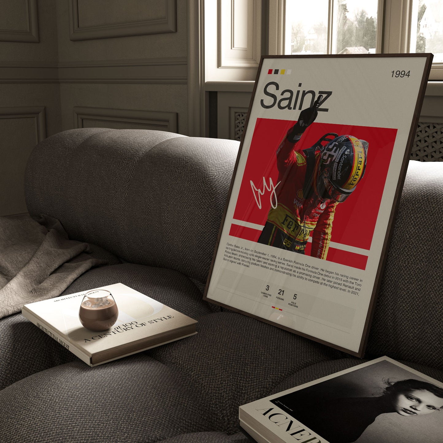 Carlos Sainz Poster Postersport