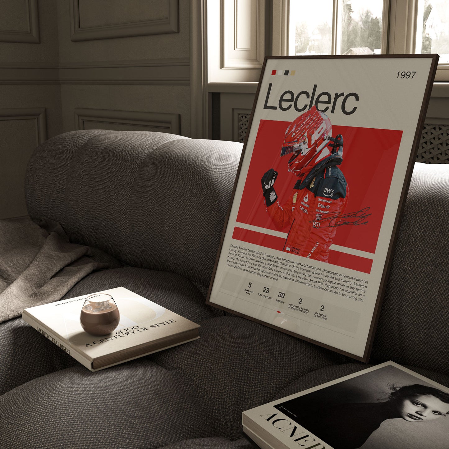 Charles Leclerc Poster Postersport