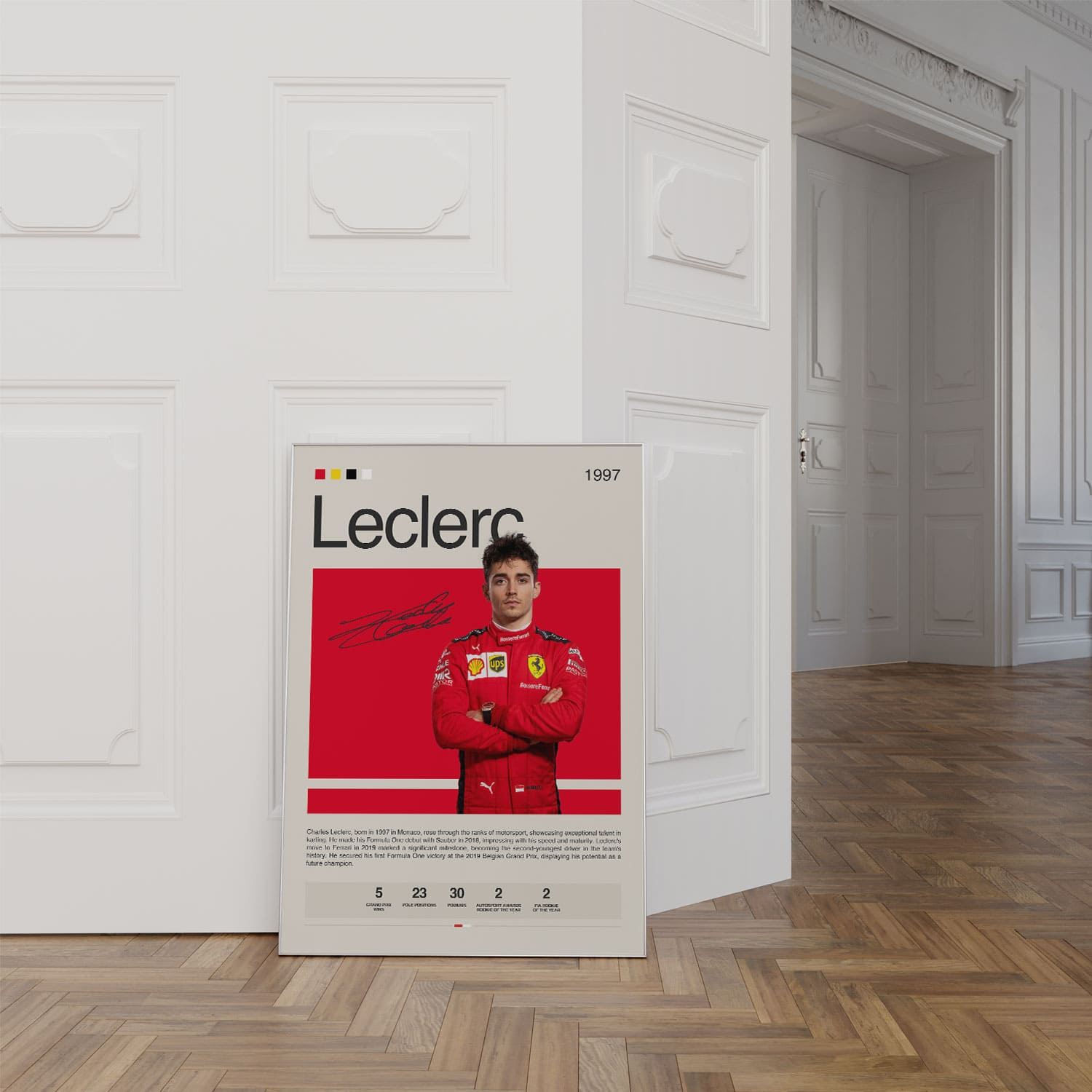 Charles Leclerc Poster Postersport