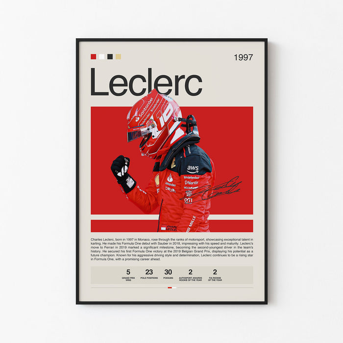 Charles Leclerc Poster