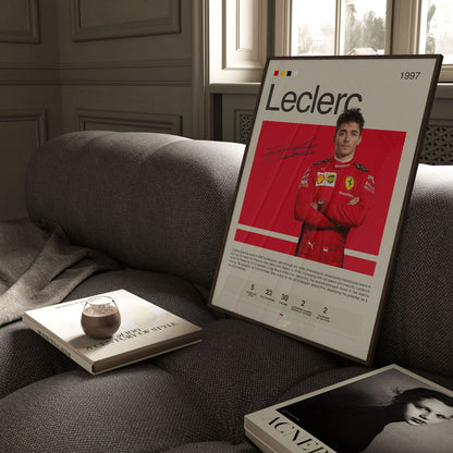 Charles Leclerc Poster Postersport