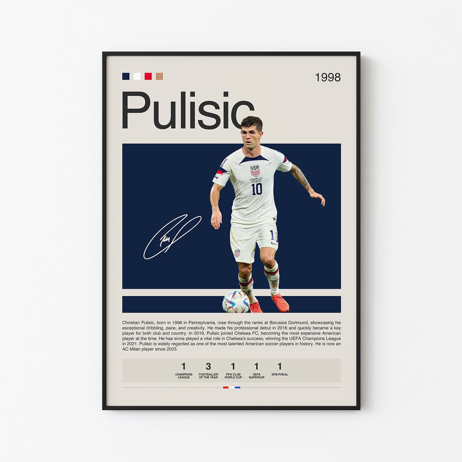 Christian Pulisic Poster Postersport