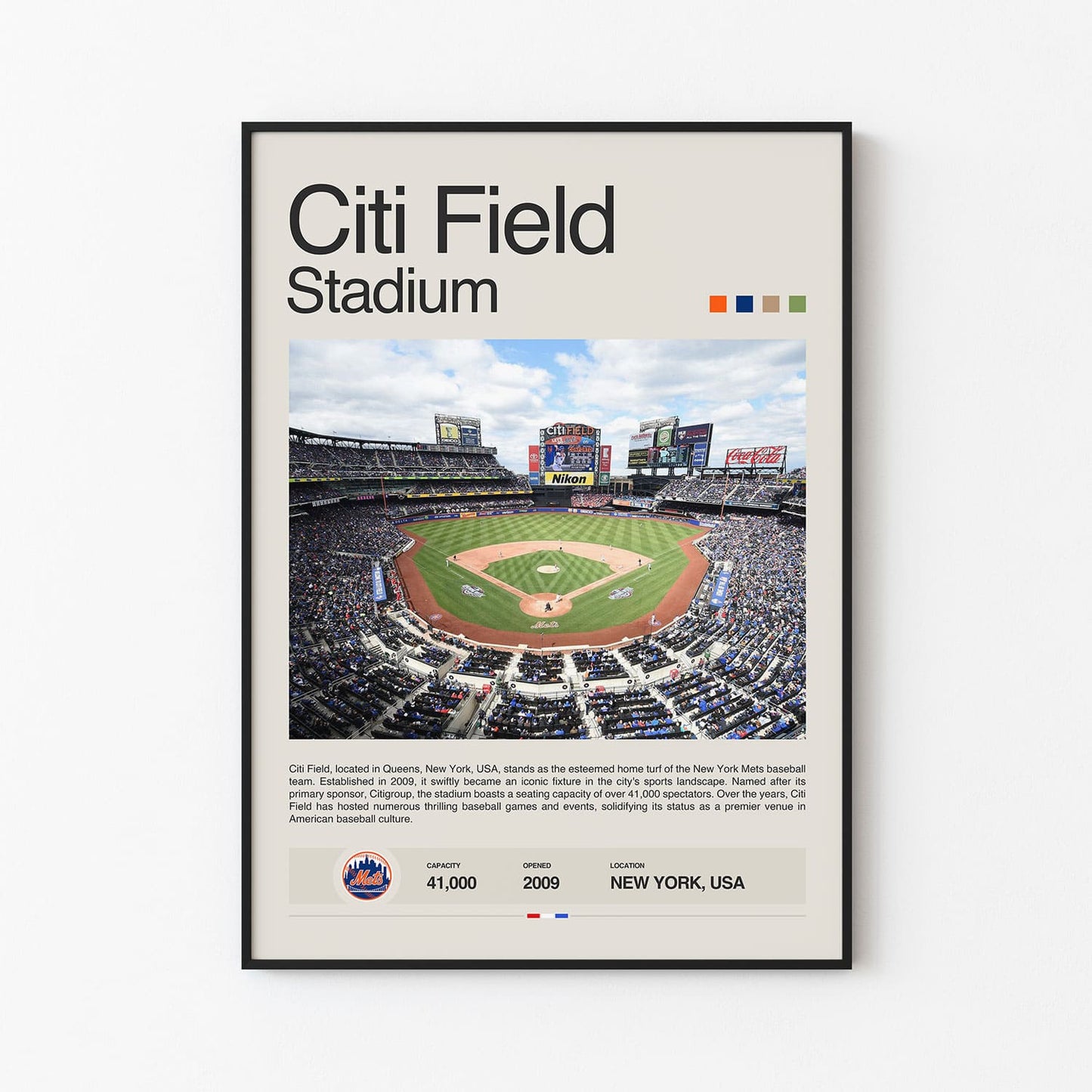 Citi Field Stadium Poster Postersport