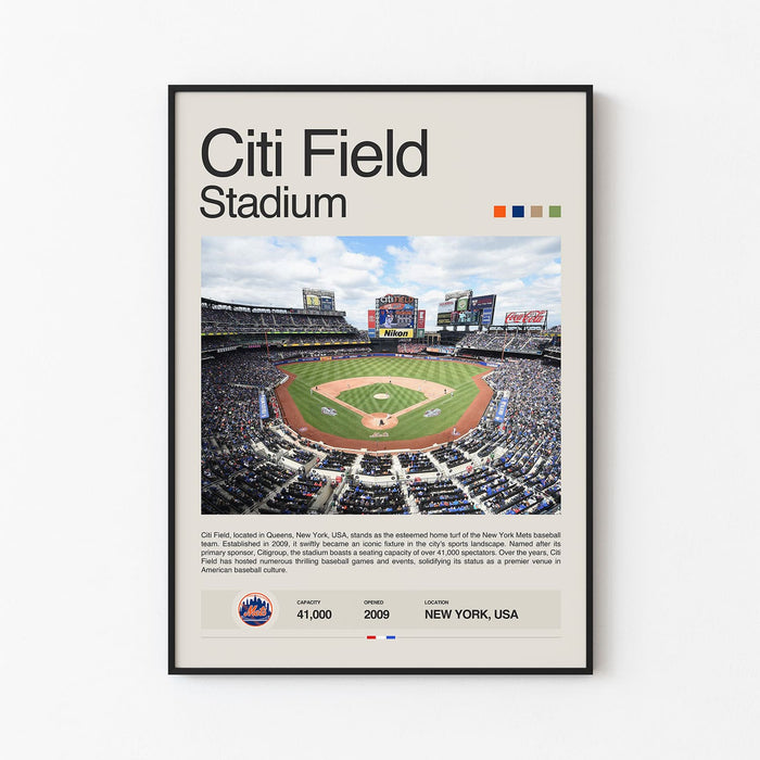 Citi Field Stadium Poster