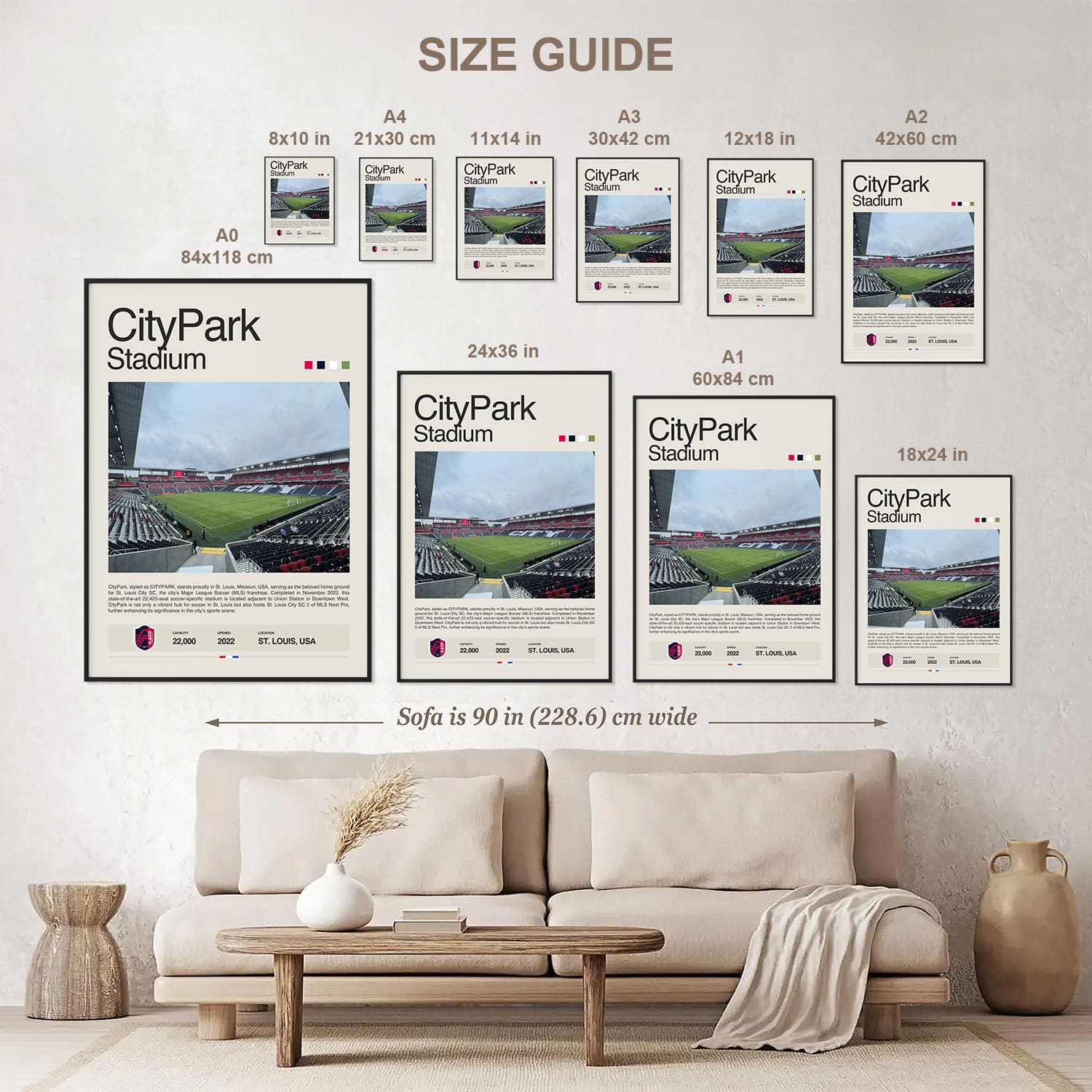 CityPark Stadium Poster Postersport