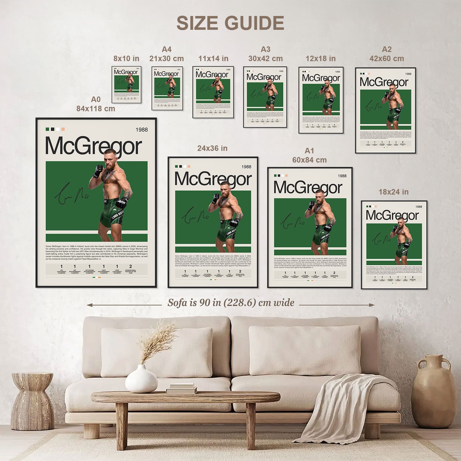 Conor McGregor Poster Postersport