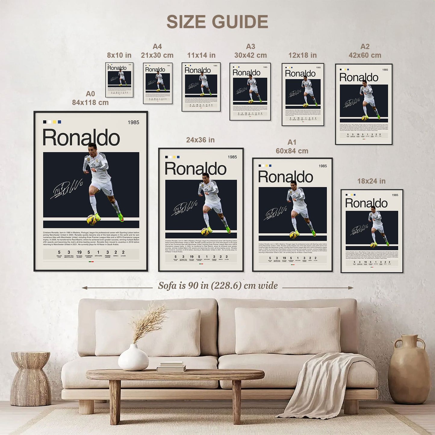 Cristiano Ronaldo Poster Postersport