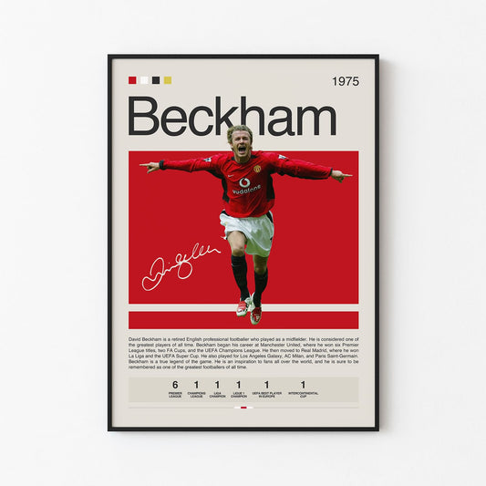 David Beckham Poster Postersport